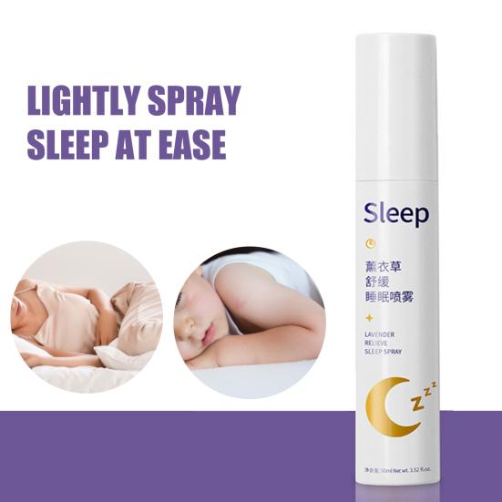 Yousheng 90 мл Улучшение сна Спрей Натуральный Удобный Здоровый Лаванда Облегчение сна Спрей для Женщин
