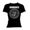 Женская футболка Ramones: Тюлень (Облегающий крой) (X-Small)