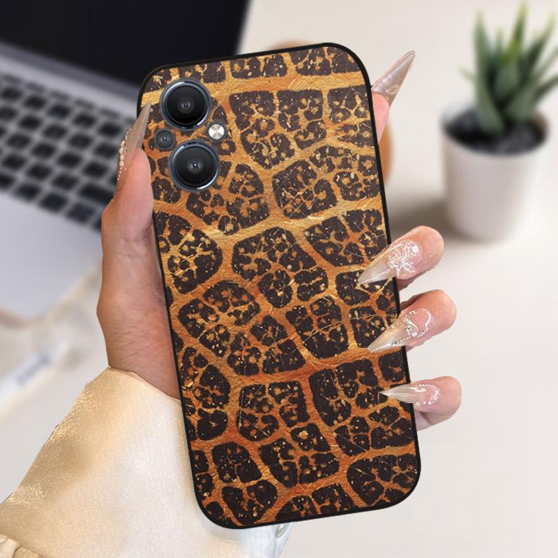 For Oppo Reno 7 8 Lite Reno7 Z 5G Case F21 Pro 5G CPH2341 Stylish Painted Cover Soft Silicone TPU Phone Cases For Oppo A96 5G