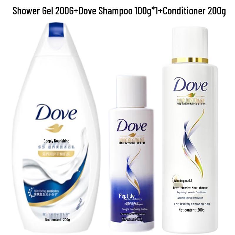 Dove Deep Nourishment Bath & Hair Care Set