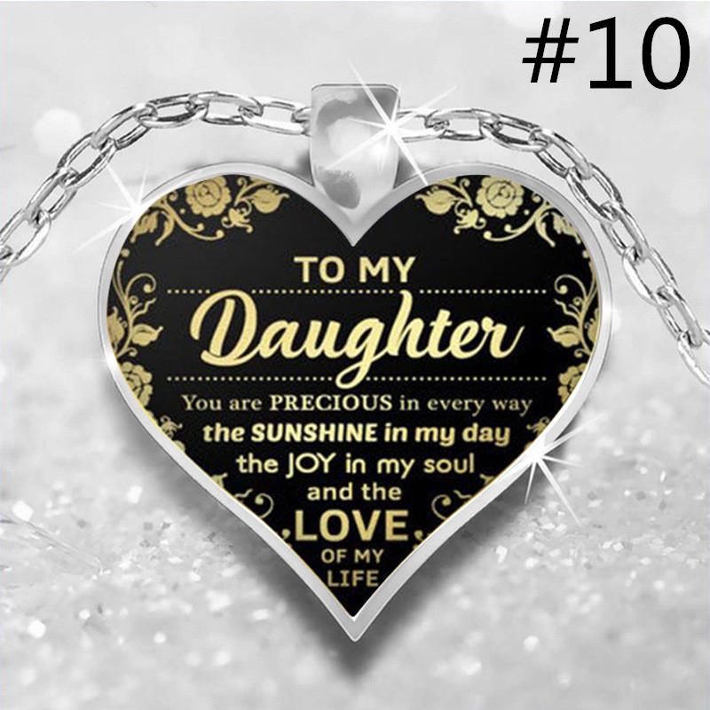 Женская мода в форме сердца подвеска из сплава подарок моей лучшей сестре/хорошему другу/дочери/внучке/жене/сыну Рождественский подарок семейное ожерелье