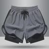 Men's Anti-Exposure Fitness Shorts - Lined, 2-in-1 Running, Basketball, and Casual Wear