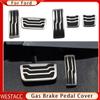 Автомобильные накладки на педали из нержавеющей стали, чехол для Ford Everest Endeavour Raider Ranger 2016-2023, накладки на педали тормоза, газовое топливо