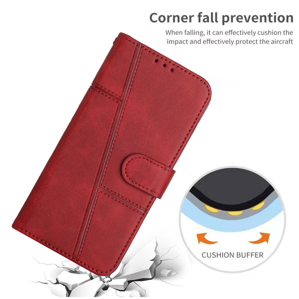 For Motorola Moto G Stylus (2023) Case Wallet PU Leather Calf Texture Phone Cover