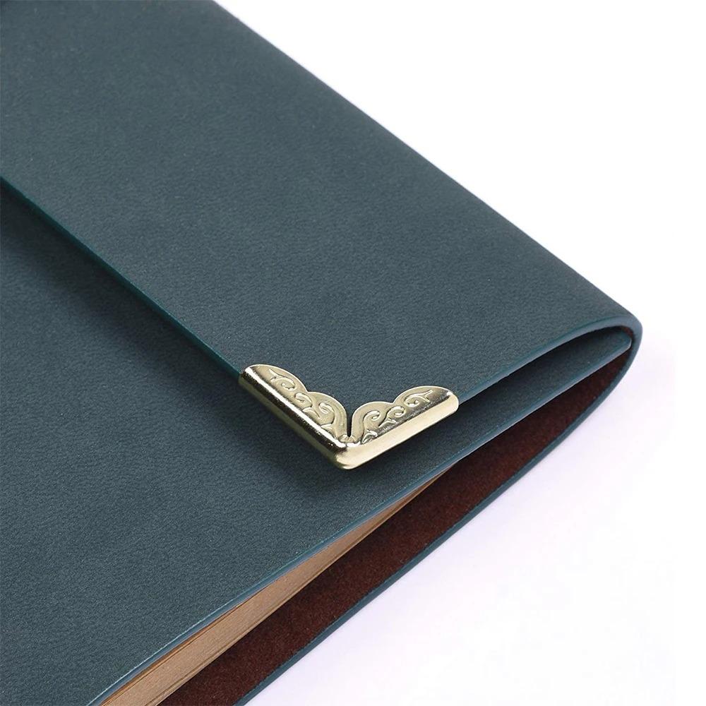 50Pcs Metal Book Corner Protector Vintage Scrapbook Photo Album Notebook Menus Folder Protecting Golden Silver Bronze 50Pcs Meta