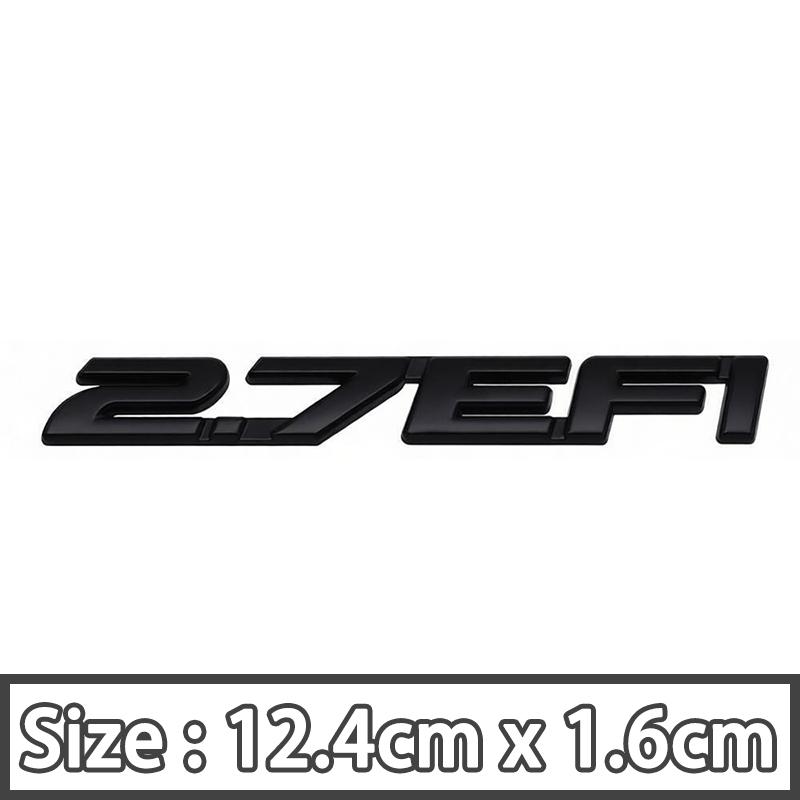 3D Metal 2.7 EFI Car Rear Trunk Emblem Badge Body Decal Exterior Stickers