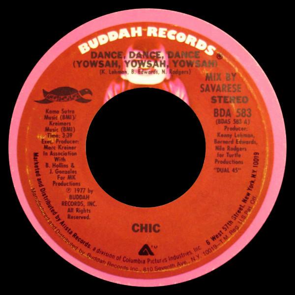 7-дюймовая пластинка CHIC - Dance, Dance, Dance (Йоуза, Йоуза BDA583 Buddah Records 1977 США Соул/Фанк Б/у