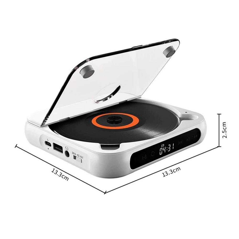Портативный CD-плеер с 5 режимами воспроизведения, Мини CD Walkman для студентов, мужчин, женщин, Сенсорный экран, Bluetooth-наушники, Дропшиппинг