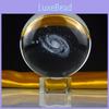 Elegant Crystal Ball Globe Galaxy Miniatures 3d Laser Engraved Glass Sphere 60mm For Timeless Home Decor