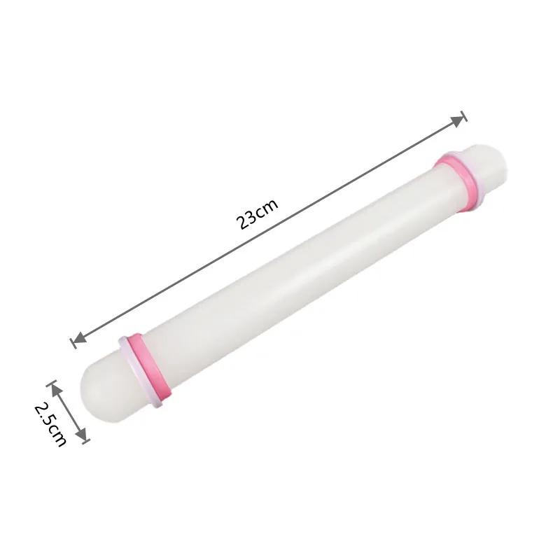 1 шт. антипригарная скалка для торта, скользящая сахарная помадка, тесто, украшенное помадкой, белый торт, выпечка, кулинарные инструменты