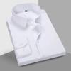 Men's Plus Size Iron-Free White Dress Shirt