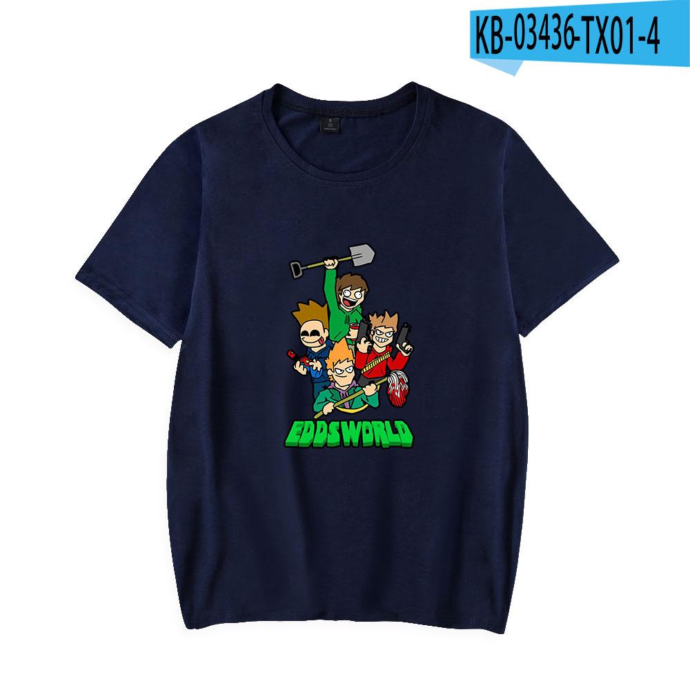 2024 Футболка Eddsworld Женская Унисекс Летняя С Коротким Рукавом Модные Футболки Горячая Распродажа Повседневная Уличная Одежда Топы