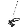 Portable USB LED Clip Table Lamp Adjustable Desk Light for TattooManicureMakeup Black