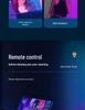 Перезаряжаемая беспроводная настенно-настольная лампа E27 с RGB и трехцветной лампой, управление с пульта и касанием