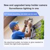 Bulb Camera 3MP Smart Surveillance CCTV Cameras Security Tracking Two-way Audio Night Vision Camera Can Illuminated