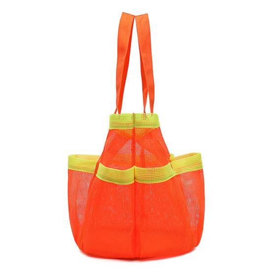 Mesh Beach Bag Mesh Shower Storage Bag Large Capacity Tote Beach Bag Toiletries Towels
