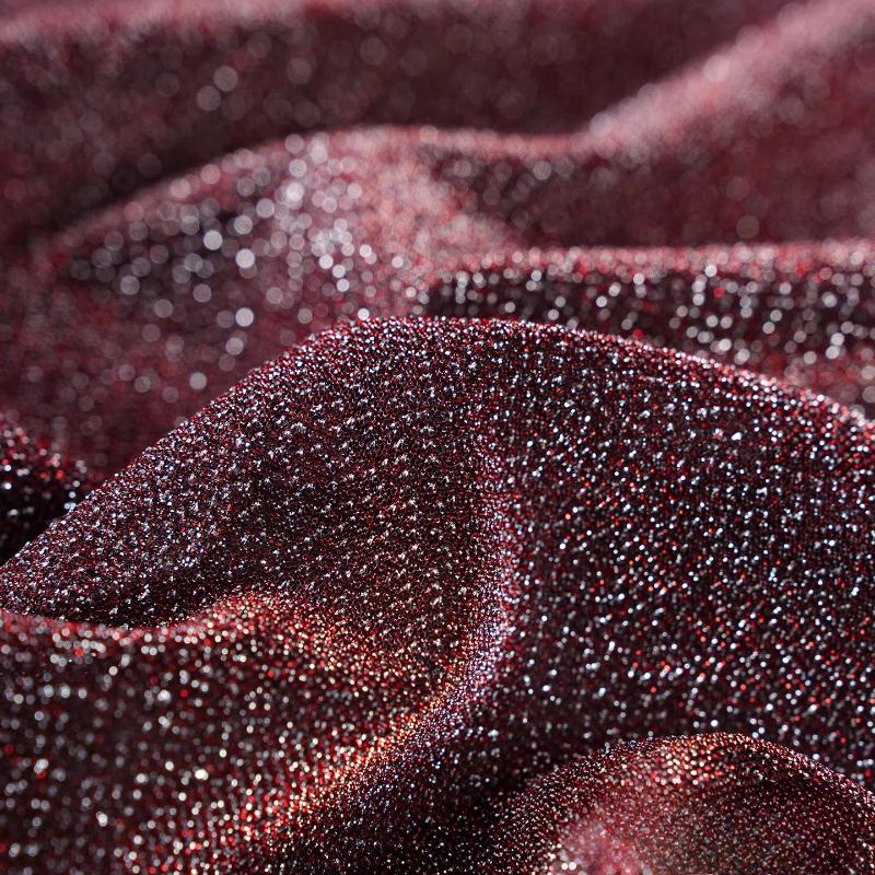 Двусторонняя мерцающая звездная бархатная ткань Яркая шелковая блестящая бархатная ткань Неэластичная для DIY шитья платьев ципао