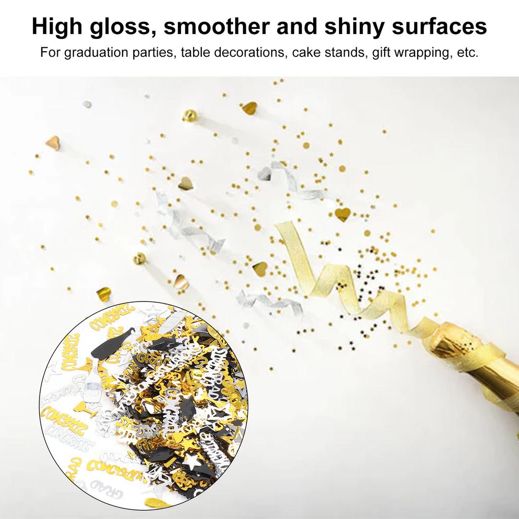 Graduation Table Confetti High Gloss Good Decoration 100g Party Decorations for School Party Gift Wrapping