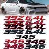 1 шт. 3D Металл 392 345 6.4L 5.7 Логотип Наклейка на автомобиль Эмблема Значок Наклейки Автомобильный хвост