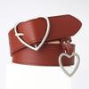 Sanyicai Love Pin Buckle Belt Simple Women'S Heart-Shaped Hanging Decorative Women'S Belt