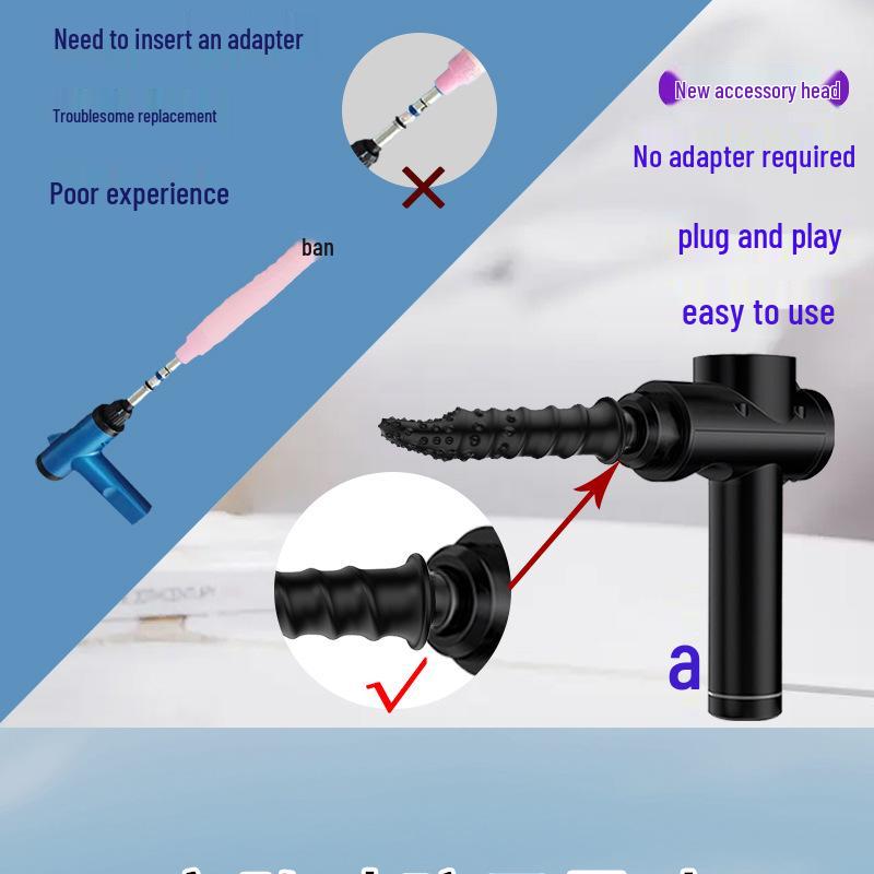 Силиконовая насадка для массажного пистолета для расслабления мышц