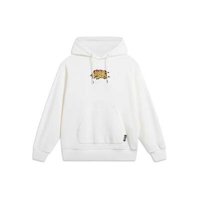 Li Ning X Og Slick Collaboration однотонная толстовка с капюшоном унисекс толстовки Off-White AWDT443-3