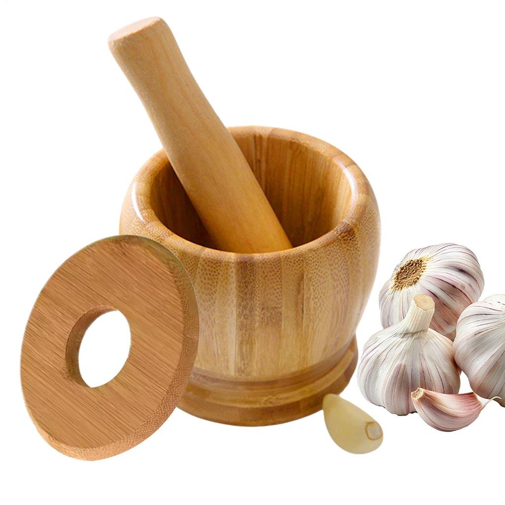 Кухонная перечница деревянная дробилка для специй ступка и пестик набор для чеснока кунжута сухофруктов грецких орехов таблеток рецепт