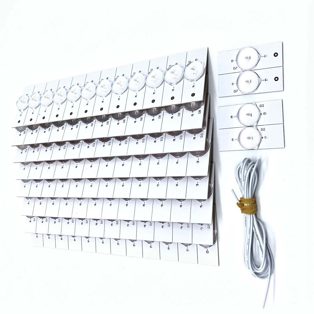 Accessories with Optical Lens Fliter 2M Wire Backlight Bead SMD Lamp Beads 3V Led Light Strip Parts