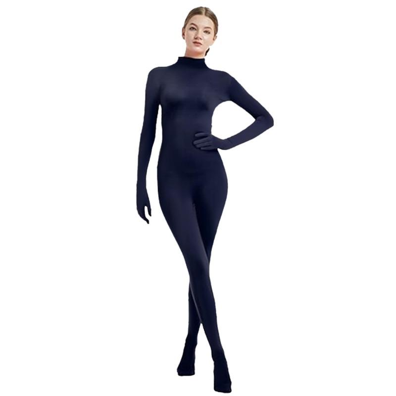 Хит продаж облегающий комбинезон Xzentai однотонная одежда одежда для танцев сценическое выступление индивидуальный заказ