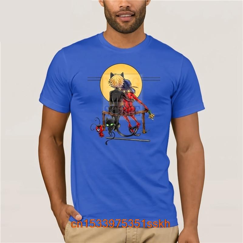 2024 Summer Fashion Printed Mens Tshirt 100 Cotton Ladybug Rockwell Trendy Creative Graphic Tshirt Top