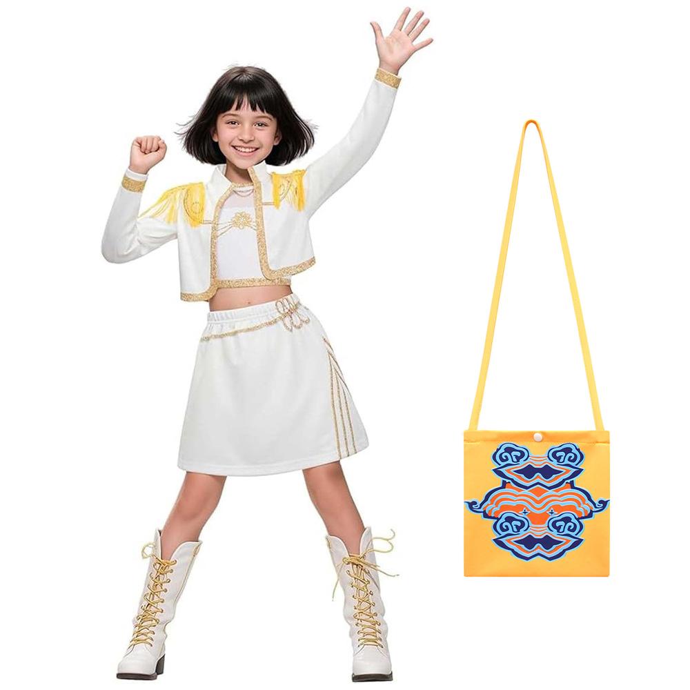 Косплей Костюм Миры Охотников на Демонов K-Pop Карнавальный Костюм Косплей Виртуальный Идол Косплей из Фильма Костюмы для Ролевых Игр на Хэллоуин