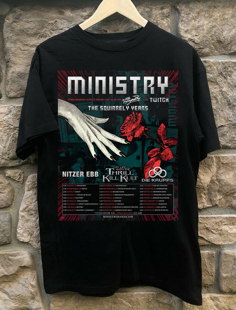 Ministry Tour 2025 Gift For Fan All Size S to 5XL T-shirt K648 Unisex T-Shirt