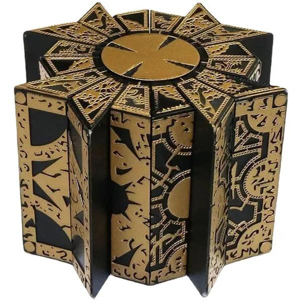 Характеристики коробки-головоломки, съемная коробка-головоломка «Восставший из ада», съемная коробка-головоломка со съемным замком. Отделка модели основой из дерева и ПВХ.