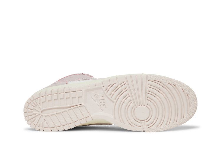 Мужские кроссовки Nike Dunk High 1985 Barely Rose Denim Светло-розовый/Белый/Красный