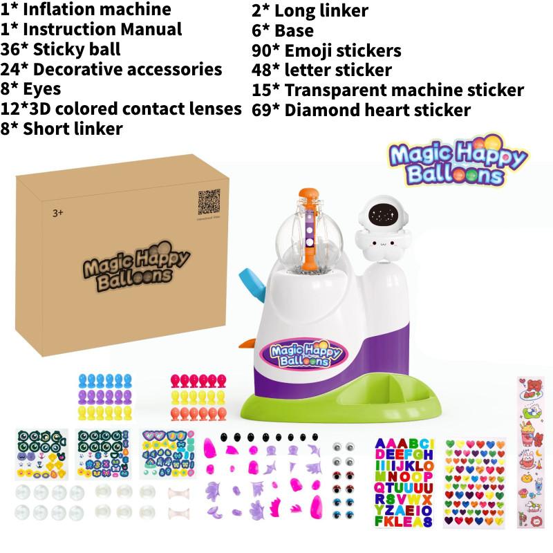 Трансграничная игрушка Bobo Sticky Play Сделай сам Прыгающий мяч с генератором пузырей для детей