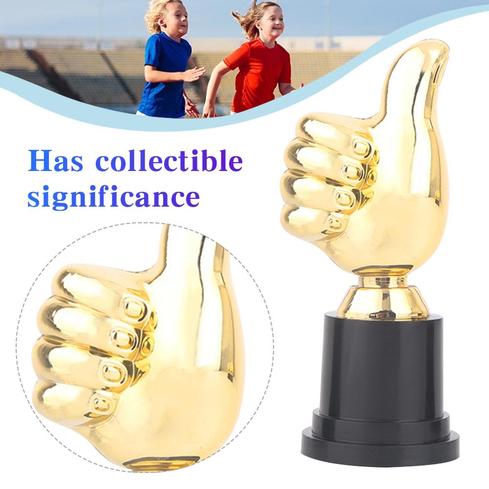 1-3pcs Thumbs Up Trophy Competition Winner Prize Encouragement Mini Victory Trophies Award Prizes for Children Party Favors