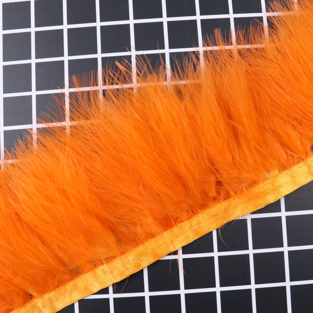 8-10Cm Marabou Turkey Feathers Trim Ribbon Diy Crafts Wedding Party Decor Sewing Clothing Accessories Handmade Home Plume Decor