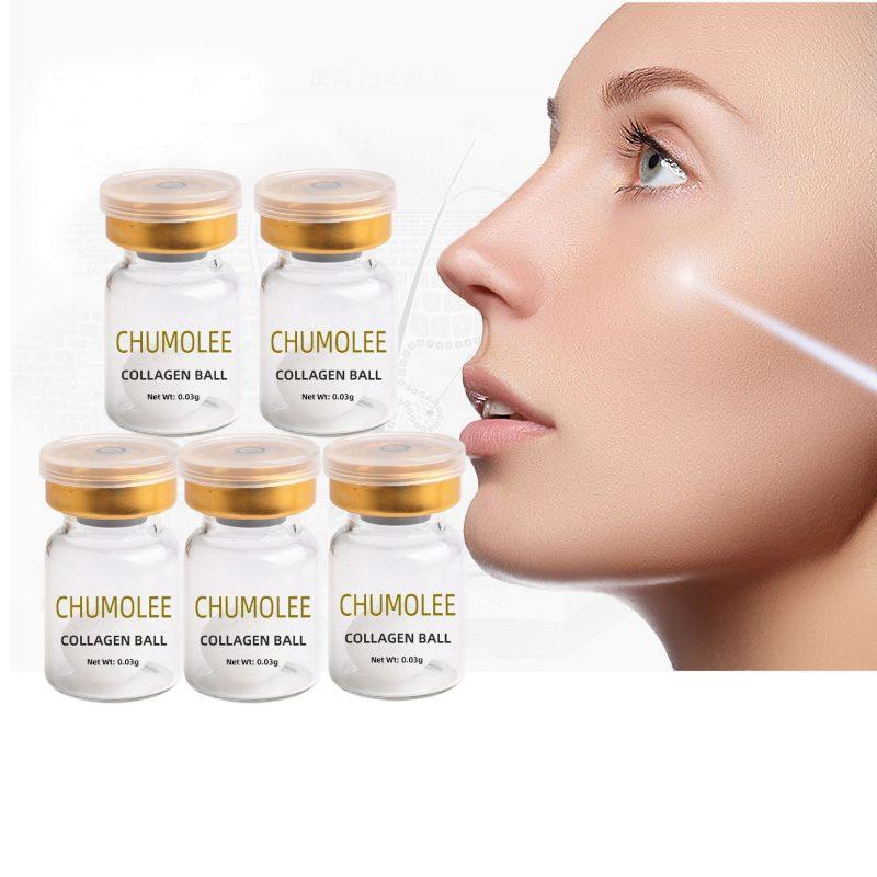 Natural Silk Protein Collagen Essence Ball Use With Lotion Or Toner Skin Care Moisturizing Nourish 5pcs