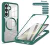 Прозрачный чехол с магнитной адсорбцией для Samsung S26/S25FE/S22/S24/S23 Ultra/A17/A16A - Полное покрытие