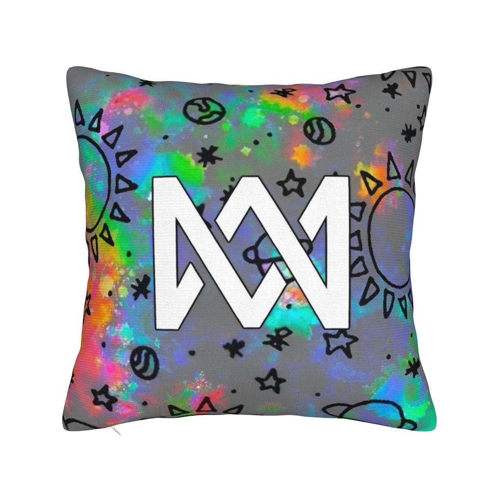 Квадратные Наволочки и Чехлы для Подушек Marcus And Martinus MM Смешные На молнии Декоративная Наволочка для Дома 4040см