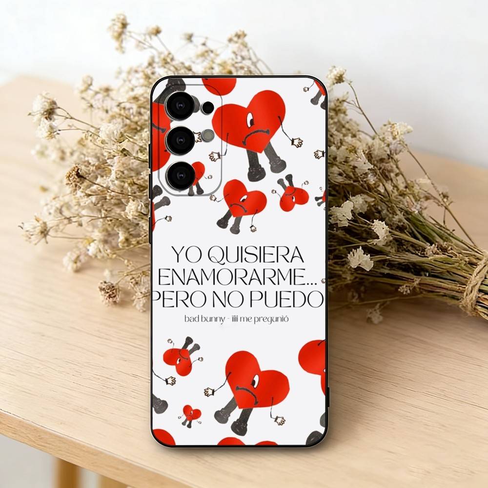 Чехол для телефона Bad B-bunny F-fondo для Samsung S25, S24, S21, S22, S23, S30, Ultra, S20, Plus, Fe, Мягкий силиконовый черный чехол