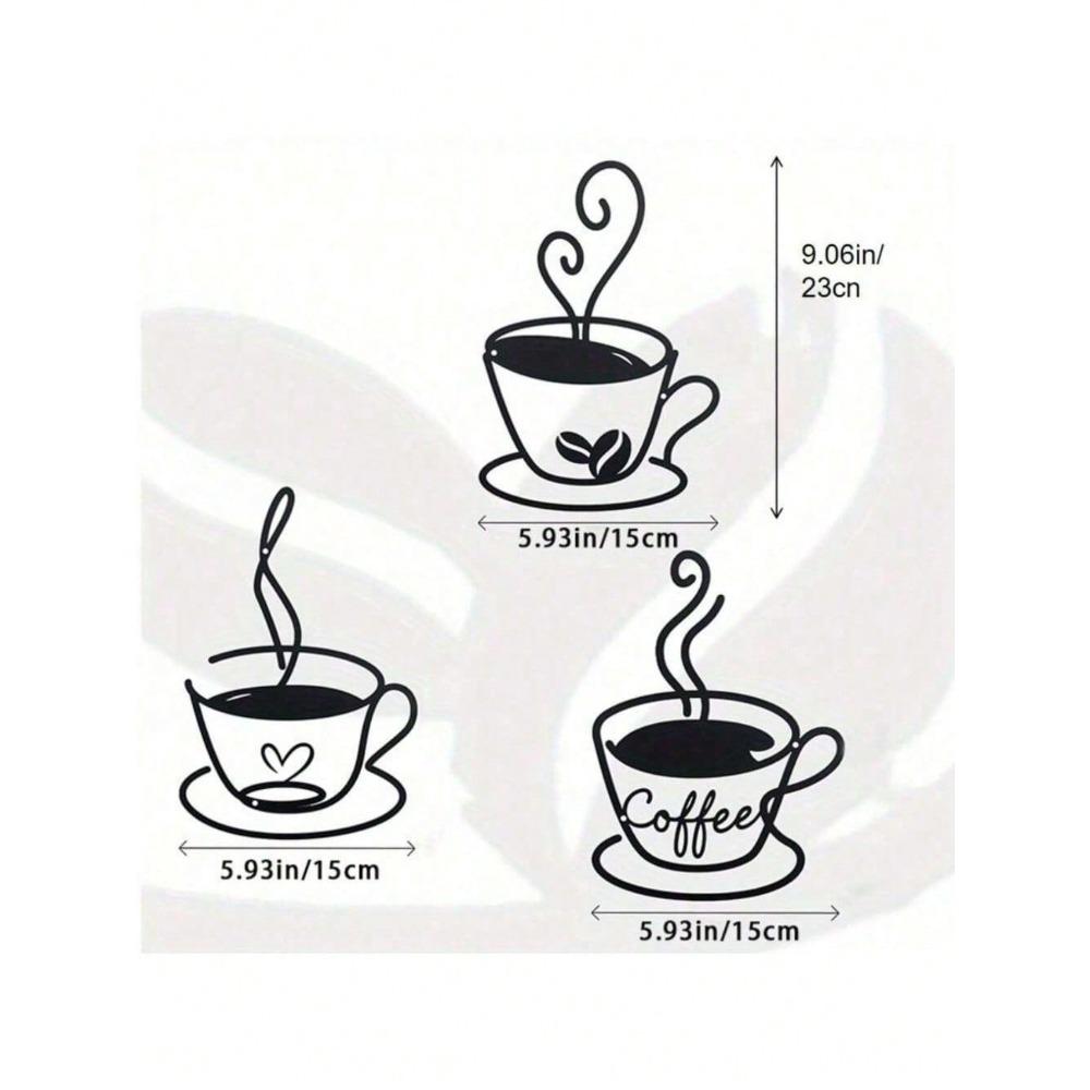 Metal Wall Art Decor Living Room Indoor Sculpture Modern Home Interior Statue