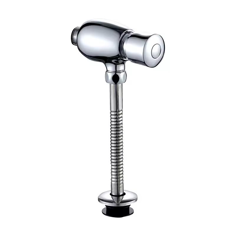 Brass Manual Delay Flush Urinal Flush Valve with Time Flow MUOBO Brand Wall-Mounted Installation Eco-Friendly Design