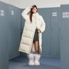 UNIFREE Long Loose Fit 90% White Duck Down Jacket