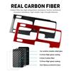 Real Soft Carbon Fiber Sticker For Honda Accord 2013 2014 2015 2016 2017 LHD Car Central Gear Shift Panel Interior Trim Cover