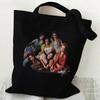 KATSEYE Gnarly Print Canvas Tote Bag Kpop Girl Group Merch Shoulder Handbag Large Capacity Casual Shopper 60123-12