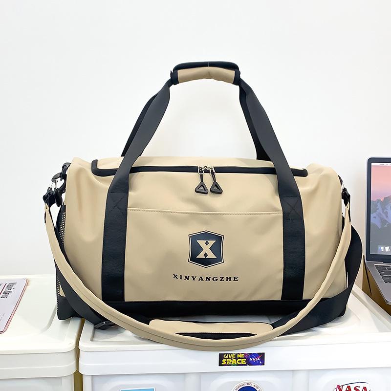 Вместительная дорожная сумка унисекс: Водоотталкивающая, многосекционная сумка для хранения обуви в корейском стиле для спорта и фитнеса