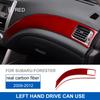 Наклейка на интерьер в стиле карбона для Subaru Forester 2009 2010 2011 2012 Панель интерьера
