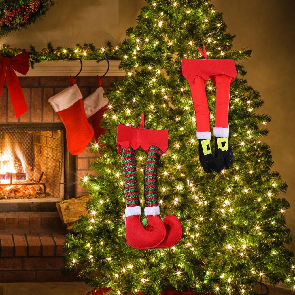 Christmas Cute Legs Props Doll Ornaments Christmas Tree Hanging Decorations Ornaments New Christmas Decorations
