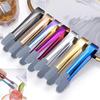 Ktichen Multicolor Silicone Head Non-Slip Food Ice Cube Clip Tongs Bread Barbecue Mini Sugar Dessert Clamp Party Bar Utensils